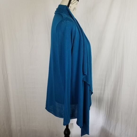 Fabletics Andrea Shrug‎ Blue Cardigan Sweater - Picture 8 of 11